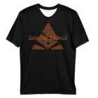 Black T-Shirt with Bank of Zaonce logo in orange front