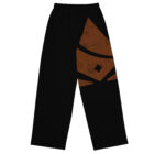 Black pants with Bank of Zaonce logo on back
